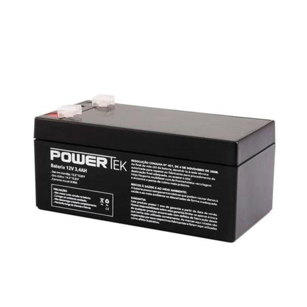 Bateria 12v 3.4ah En008 Powertek