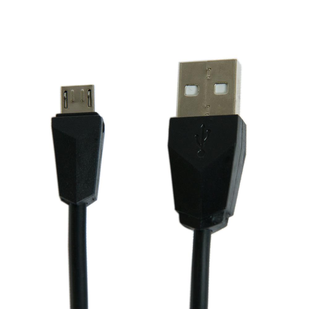 Cabo de Recarga/Sincronização 1m Micro USB ELG M510 Preto
