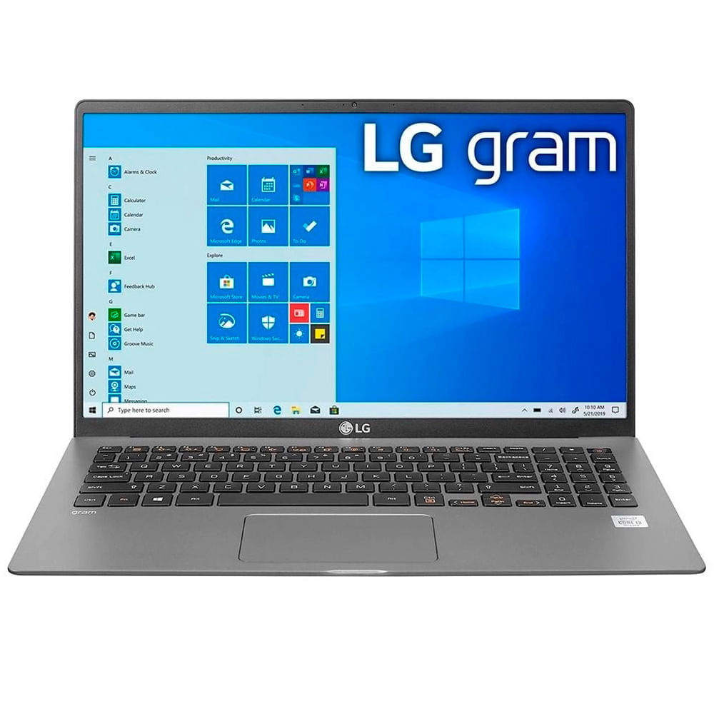 Notebook LG Gram 15Z90N Intel Core i5 15,6"Intel Iris Plus Graphics 256GB SSD 8GB RAM Windows 10