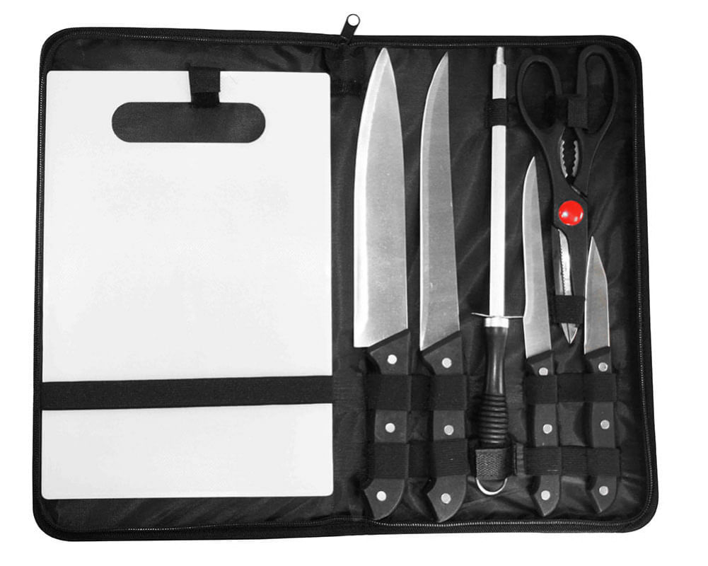 Kit de facas para Churrasco Western 7 Peças