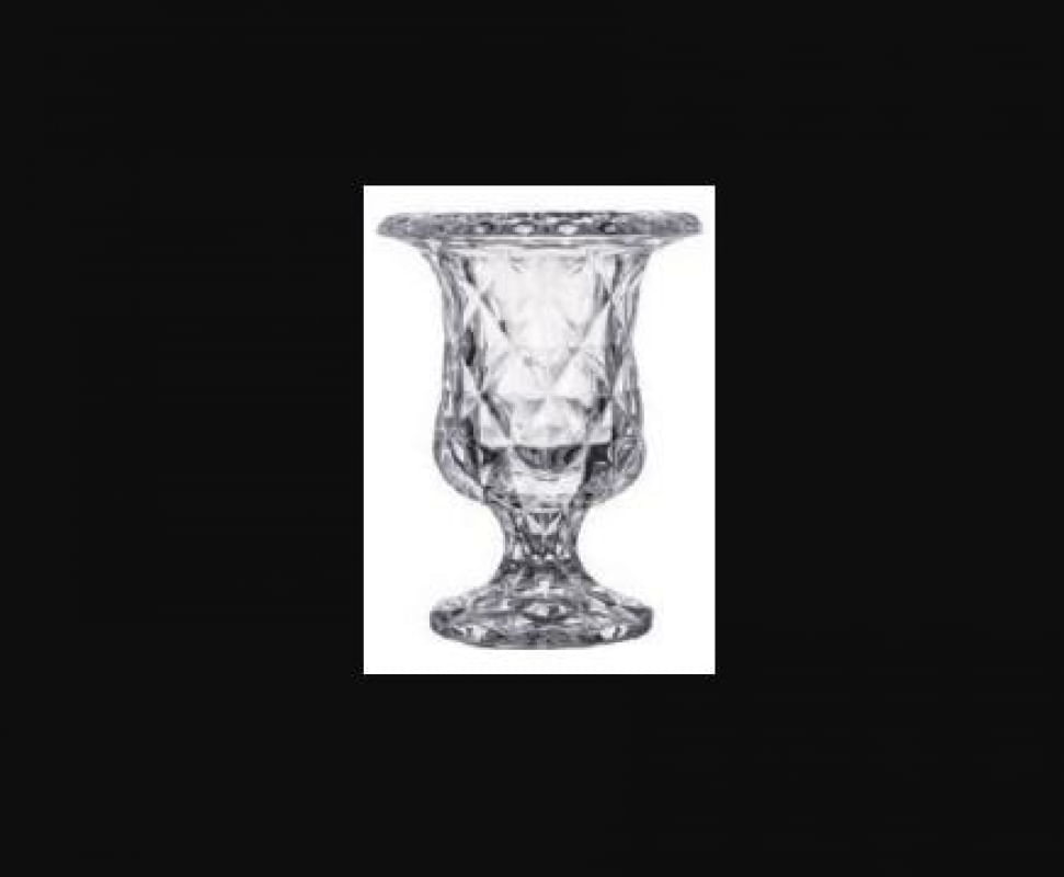 Vaso de Vidro Cálice Vaticano 15 cm - Mimo Style - VD20364