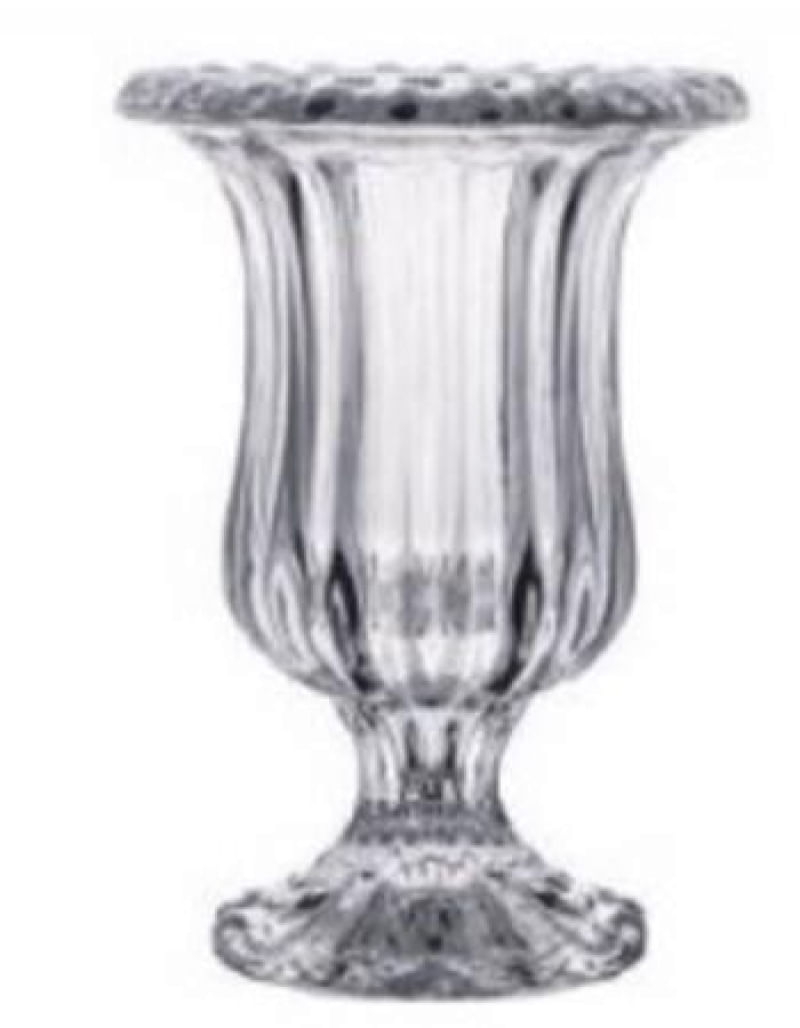 Vaso de Vidro Cálice Positano 15 cm - Mimo Style - VD20365