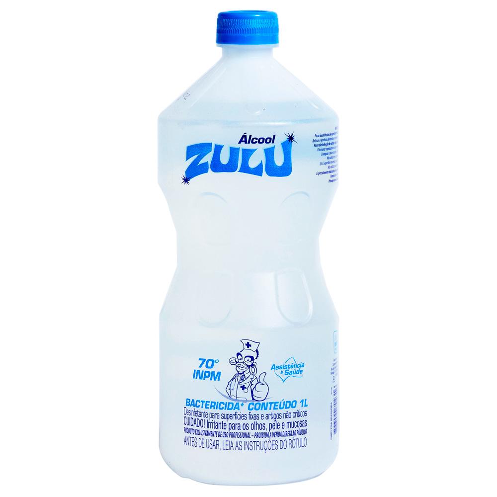 Álcool Líquido 70% Zulu 1 Litro