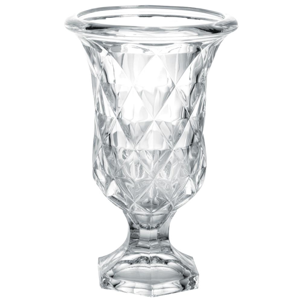 Vaso de Vidro com Pé 19cm FullFit Florero 26112 Cristal Ecológico
