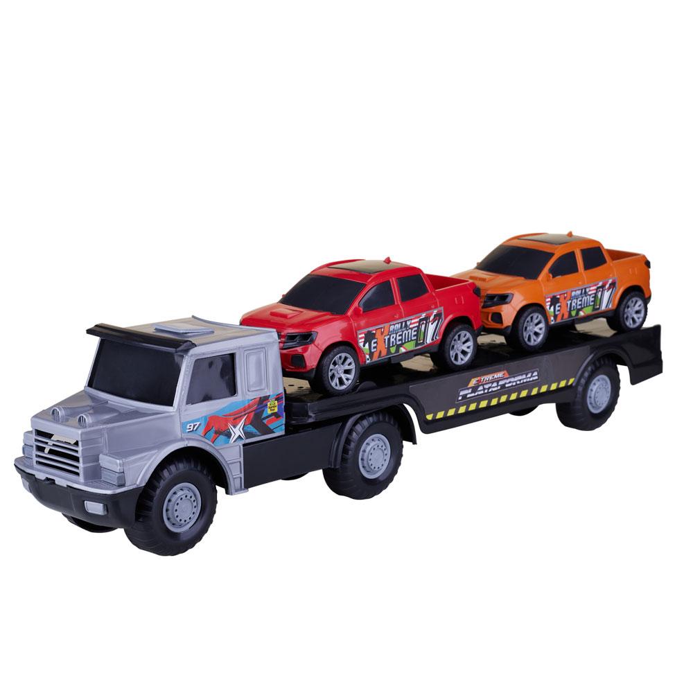 Caminhão Cegonheira com Pick-Up Extreme Samba Toys 0075