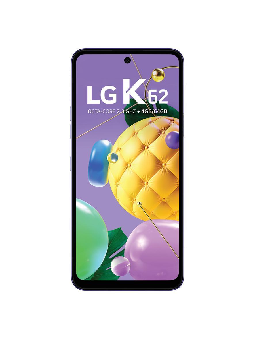 Smartphone LG K62 LMK520BMW 64GB Dual Chip Tela 6.6" 4G WiFi Câmera Quad 13MP+5MP+2MP+2MP Azul