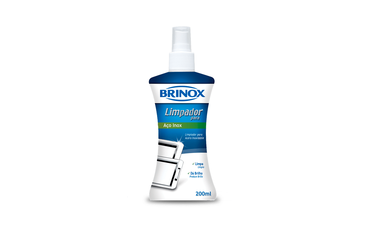 Limpador de Aço Inox 200 ml - Brinox