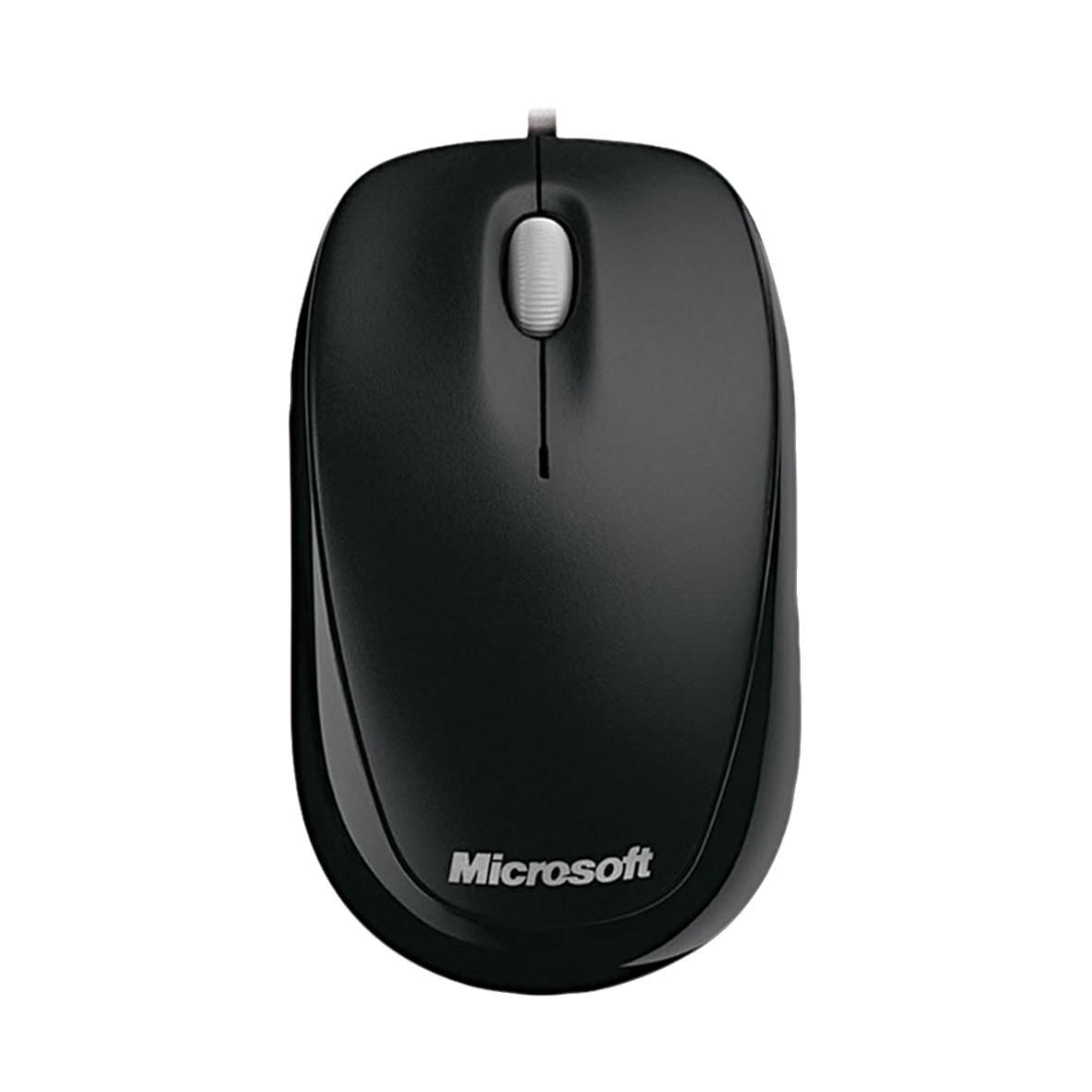 Mouse USB Microsoft Compact U810010 Preto
