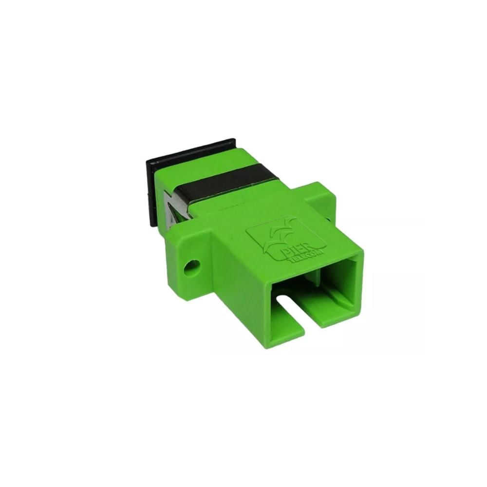 Adaptador Optico Simplex SC/APC - Verde PCT com 50 UNI.