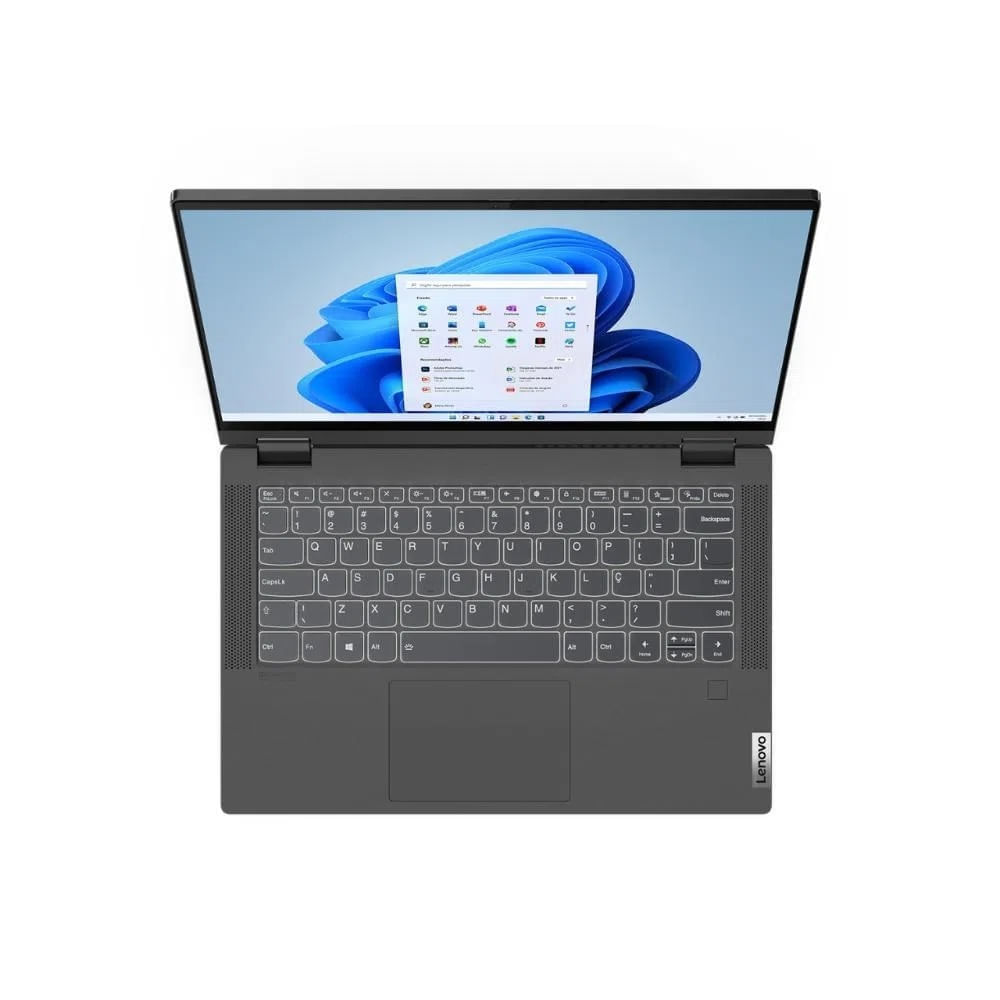 Notebook Lenovo IdeaPad Flex 5i-14ITL Core i7 14" Intel Iris Xe 256GB SSD 8GB RAM Windows 11