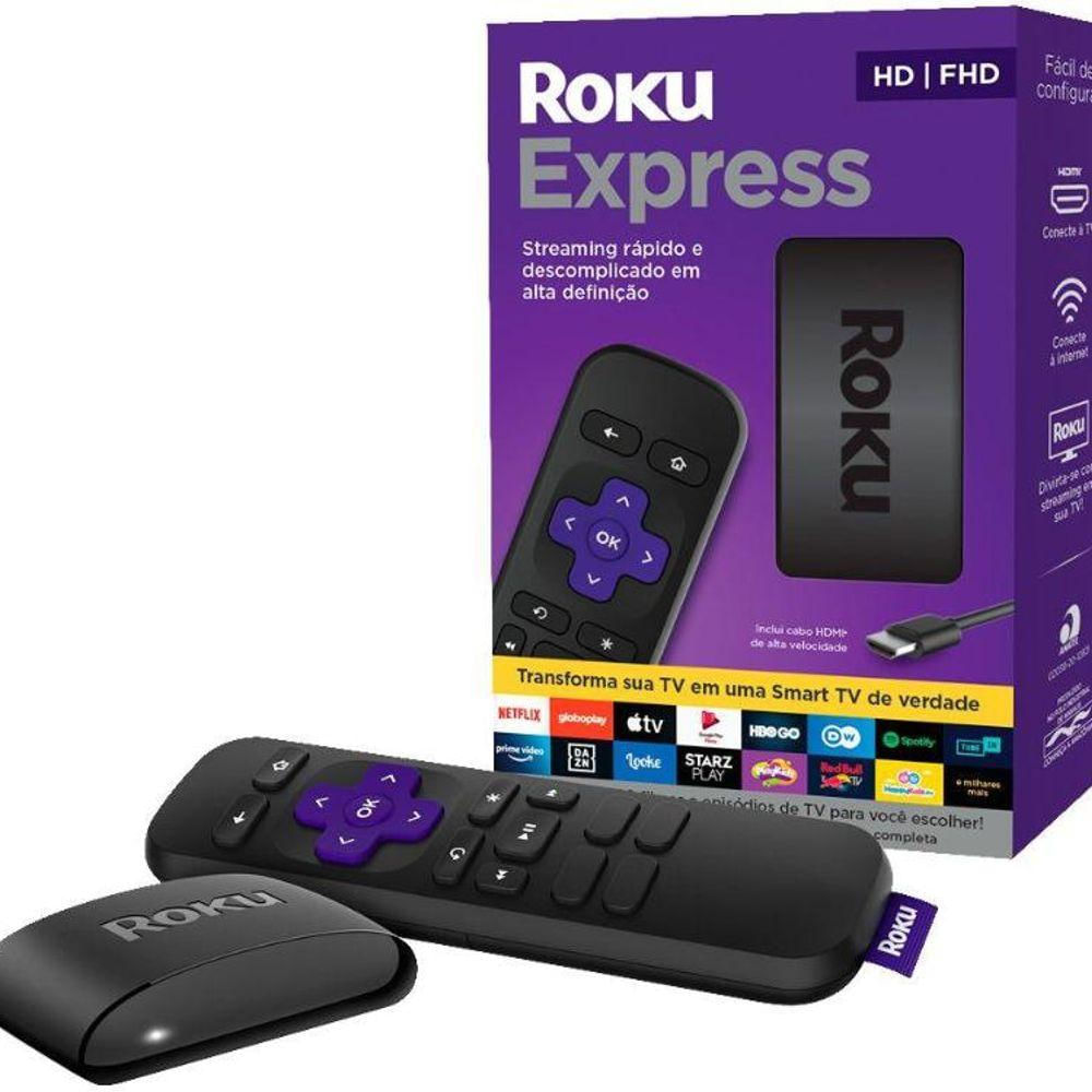 Roku Express Dispositivo Streaming Player Fhd Hdmi Wi-Fi