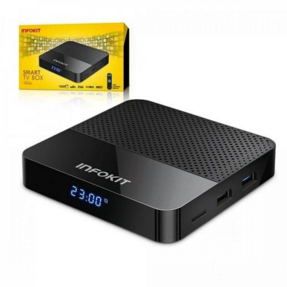 Smart Tv Box Dualband Tvb-926d Preto Infokit