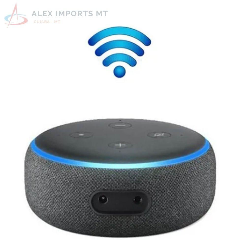 Smart Speaker Amazon Alexa Echo Dot 3º Geração Preto