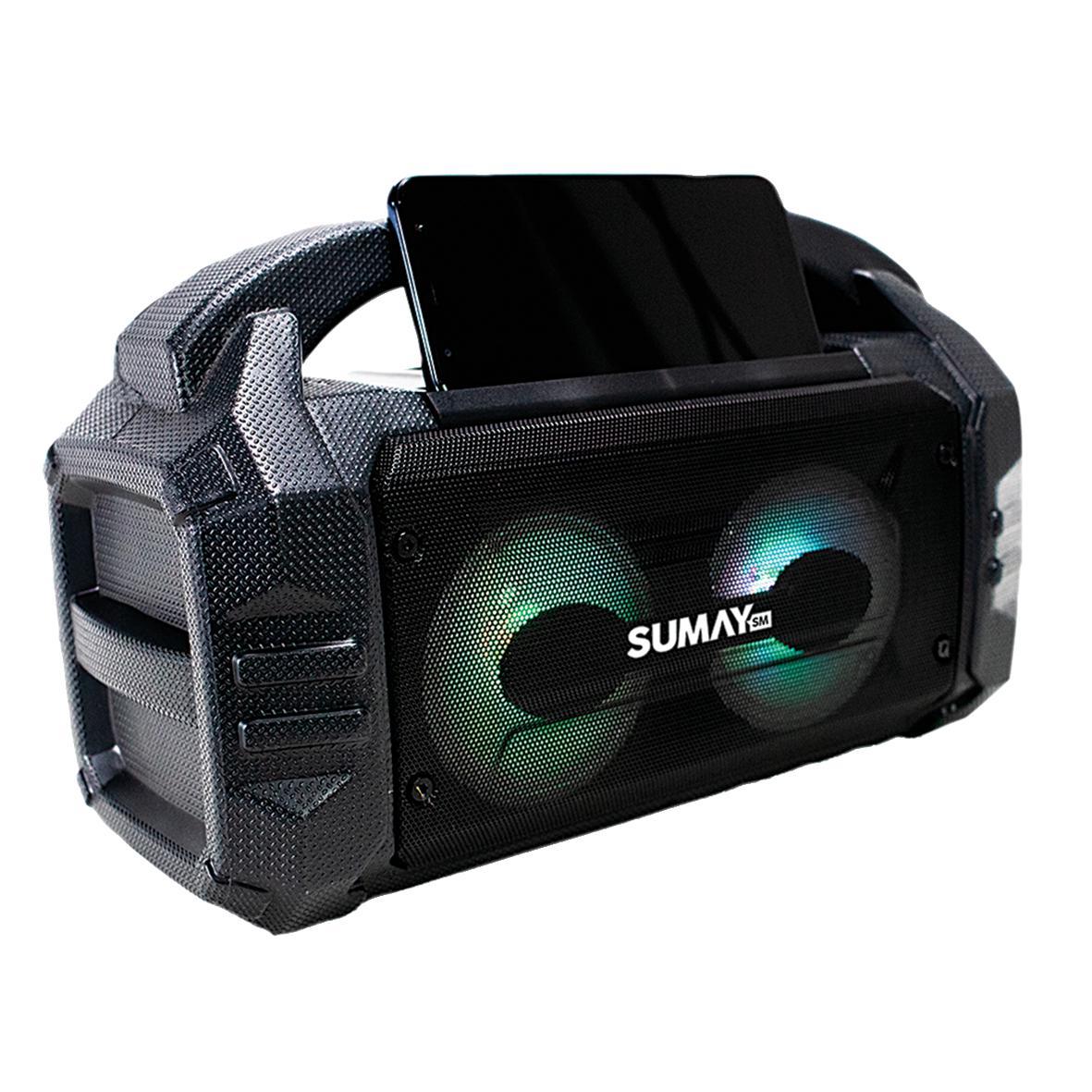 Caixa Acústica Bluetooth 50W Sumay Sunbox