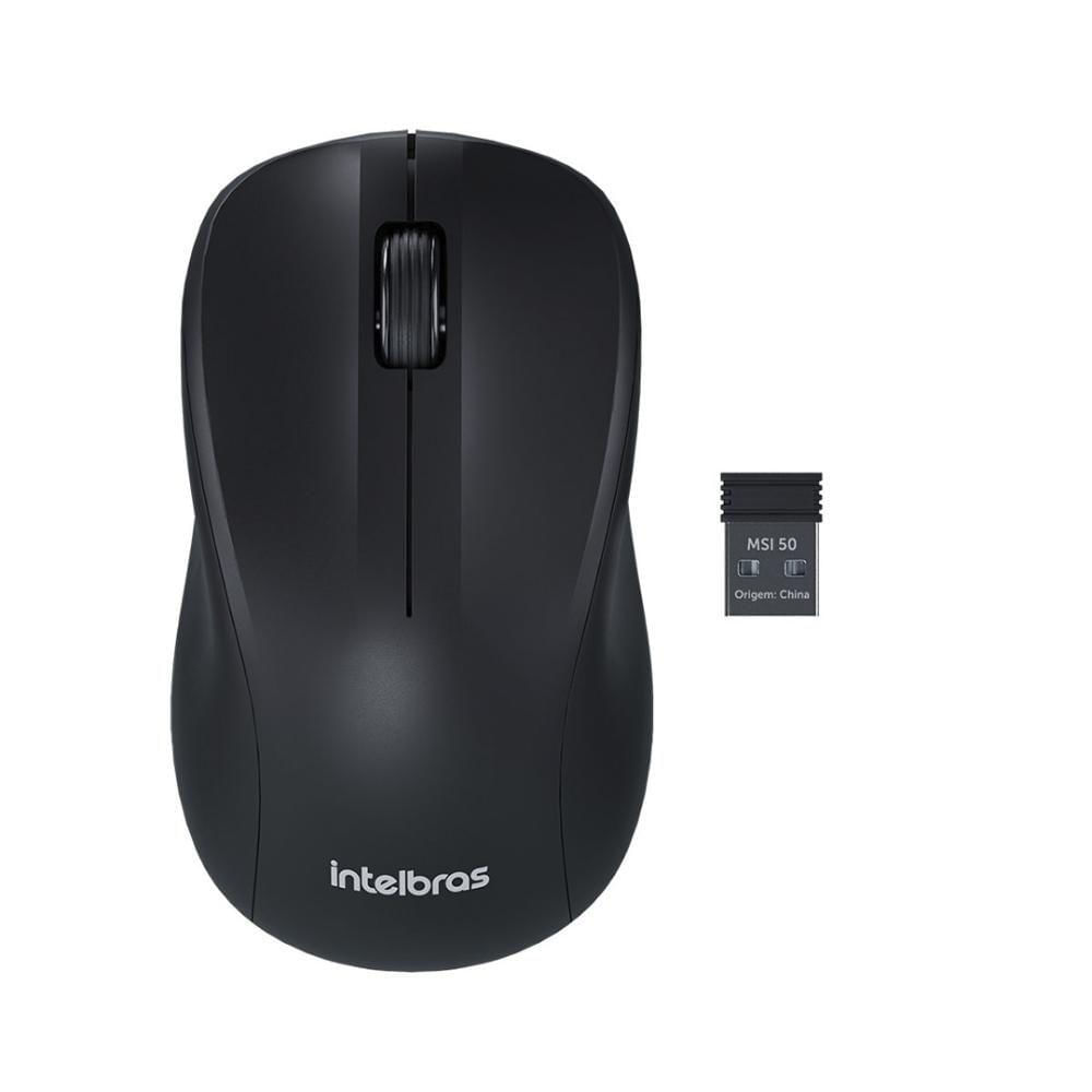 Mouse Intelbras Msi50 - Sem Fio Preto