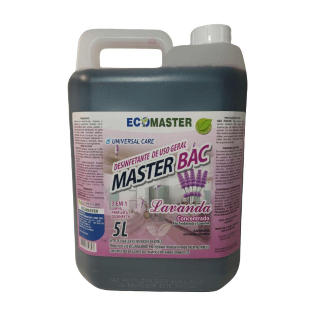 Desinfetante Master Bac Lavanda - 5 Litros - Ecomaster