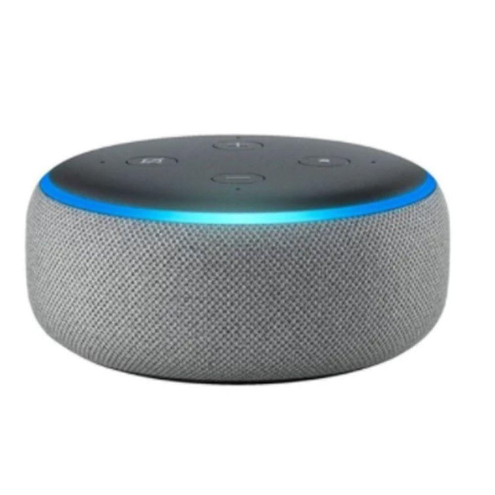 Caixa De Som Amazon Echo Dot 3ra Geracao Heather Gray Alexa