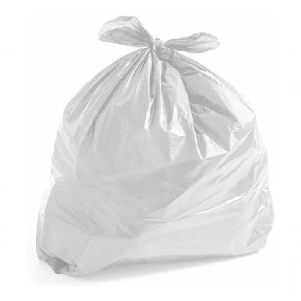 Saco Branco Para Lixo 40 Litros (500 Unds)
