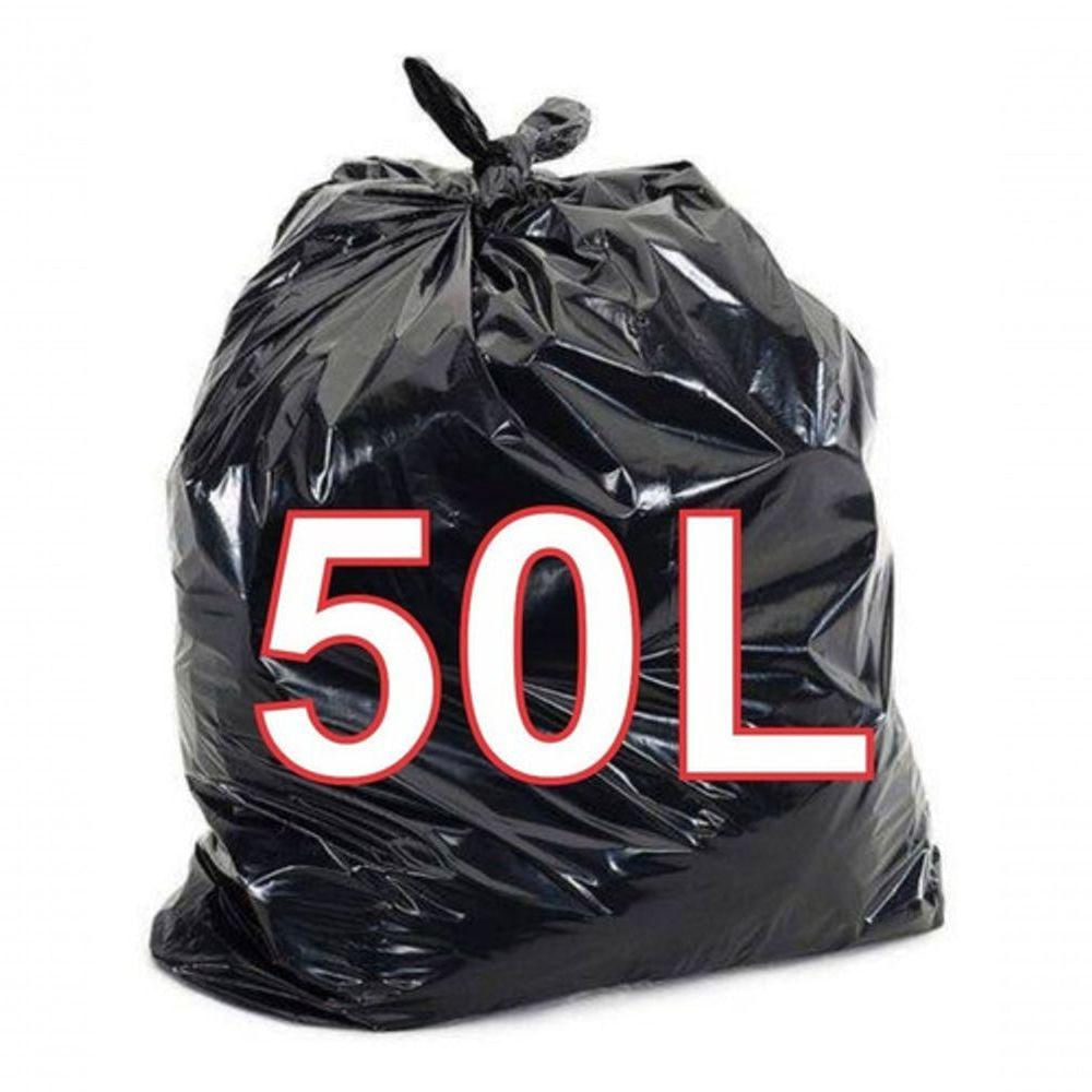 Saco De Lixo 50 Litros Super Reforçado Industrial 50 Unidas