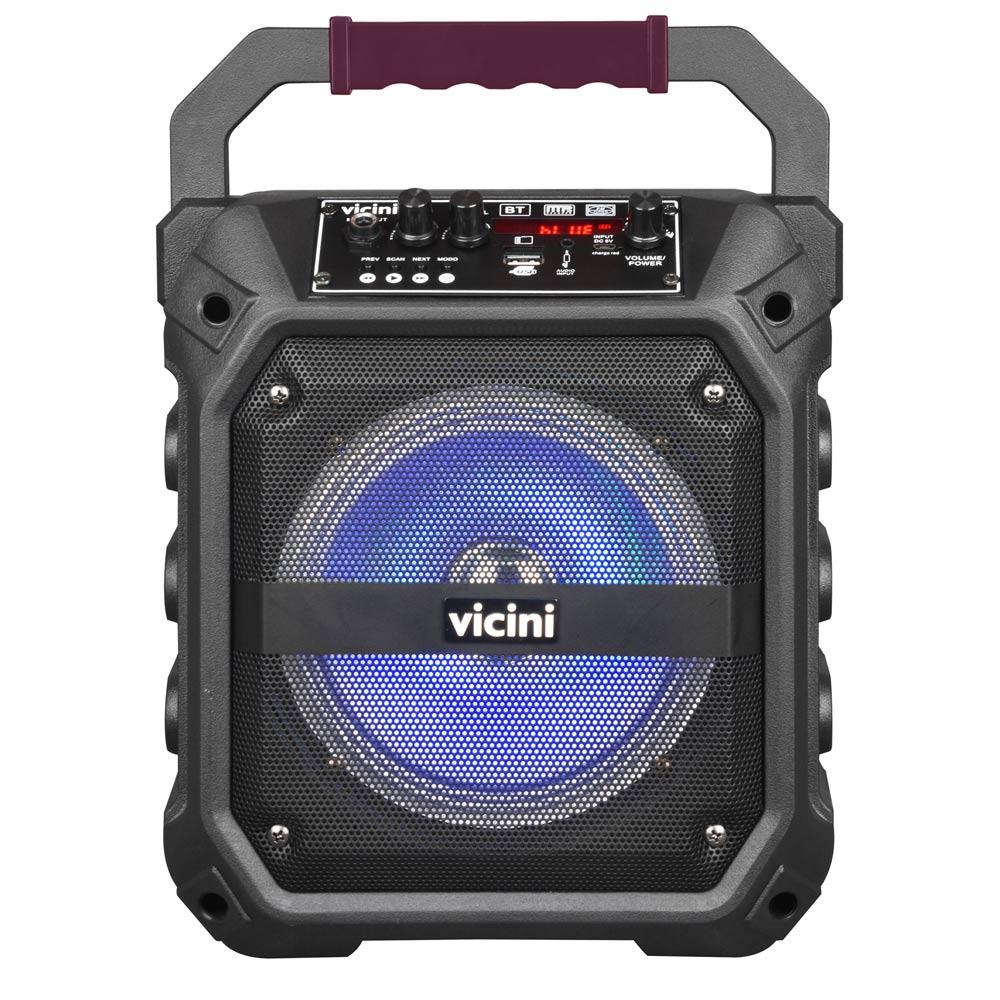 Caixa de Som Acústica Bluetooth 80W Portátil Vicini VC7080A