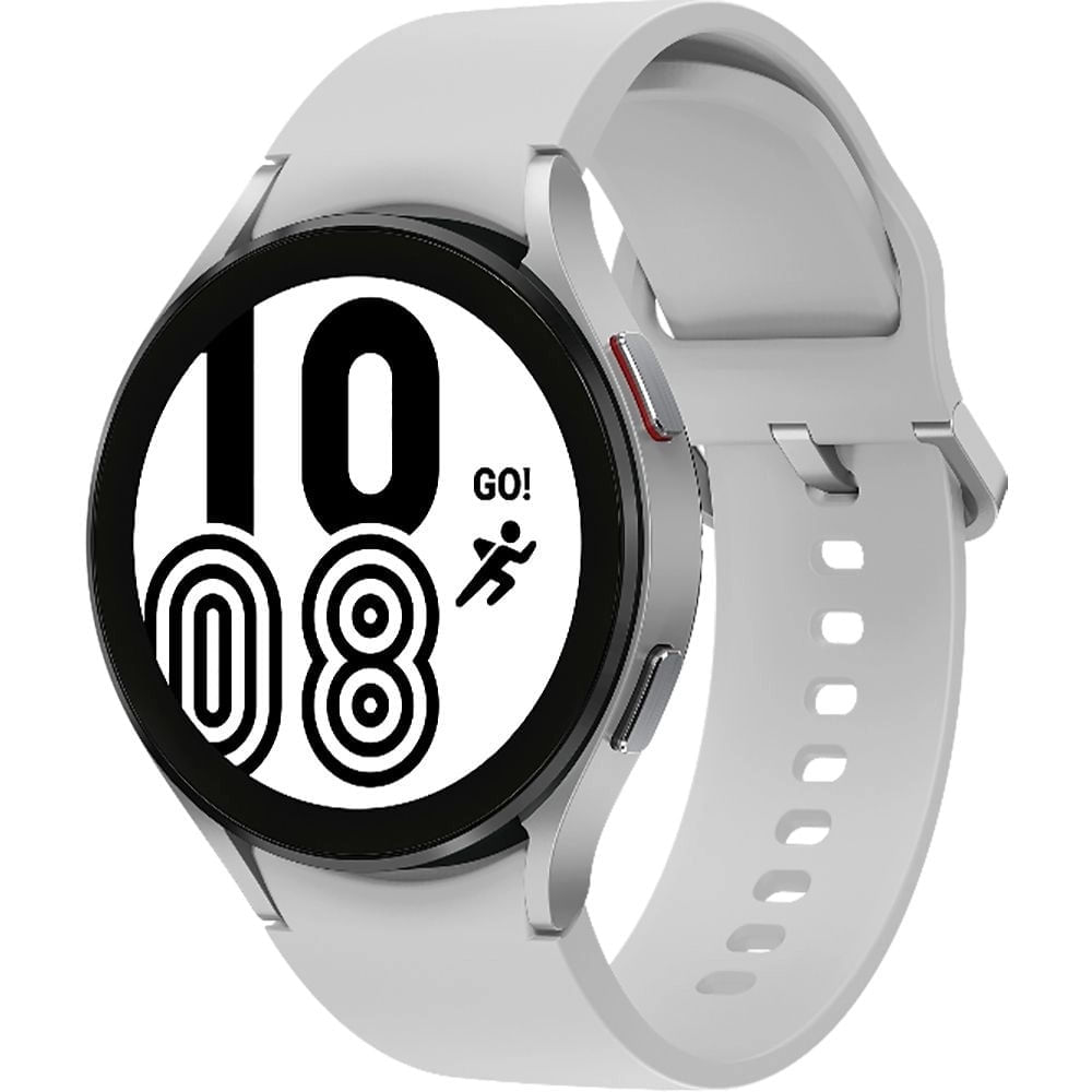 Smartwatch Samsung Galaxy Watch4 BT Bluetooth Wi-Fi GPS NFC 44mm Prata