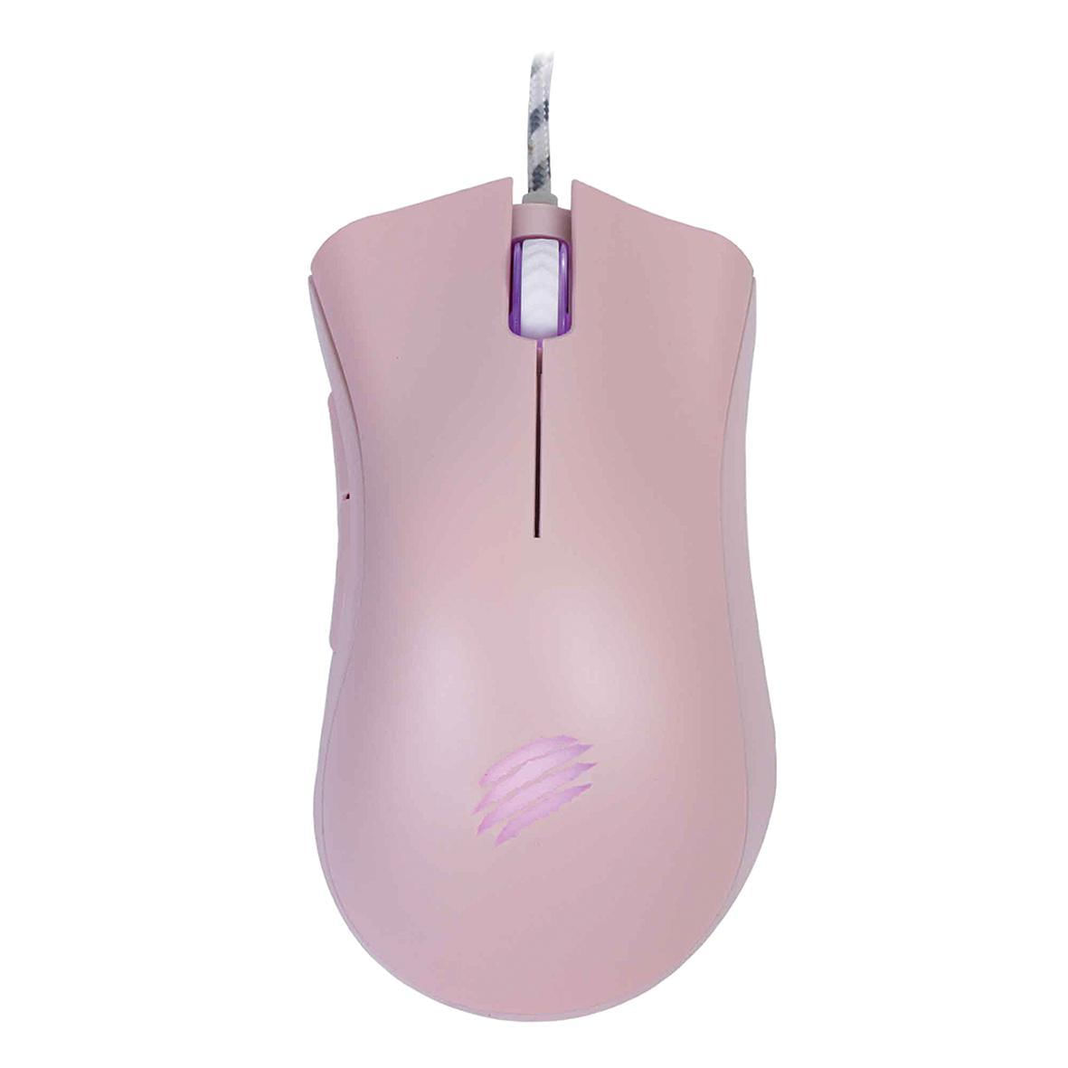 Mouse Gamer USB Oex Boreal MS319 Rosa
