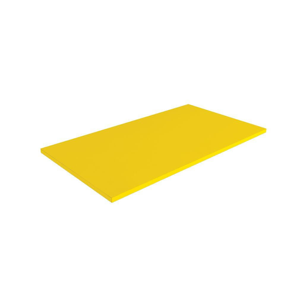 Placa de Corte Polipropileno Amarelo Medindo Malta