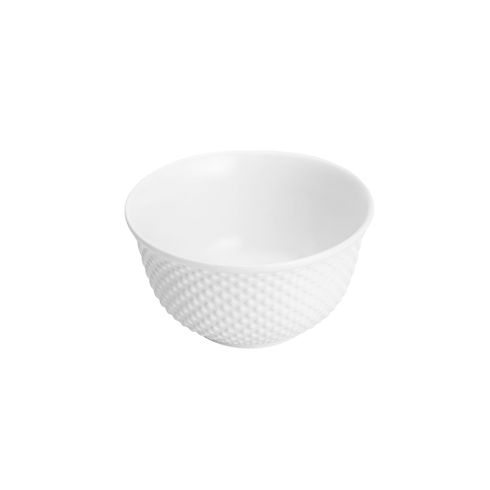 Bowl em porcelana Lyor Dots 12,5x7cm branco