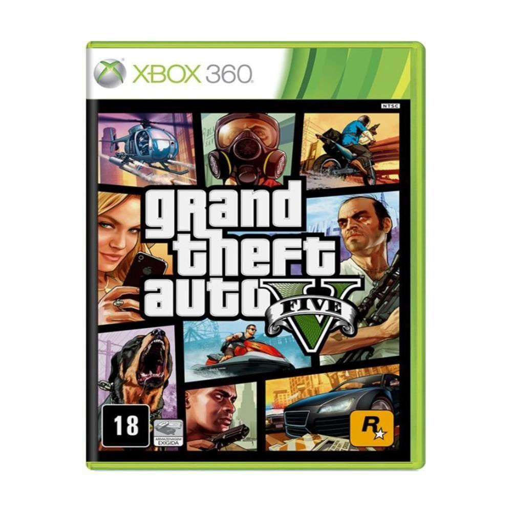 Jogo Grand Theft Auto GTA V Xbox 360