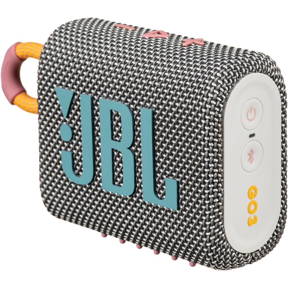 Caixa de Som Bluetooth JBL GO 3 Cinza