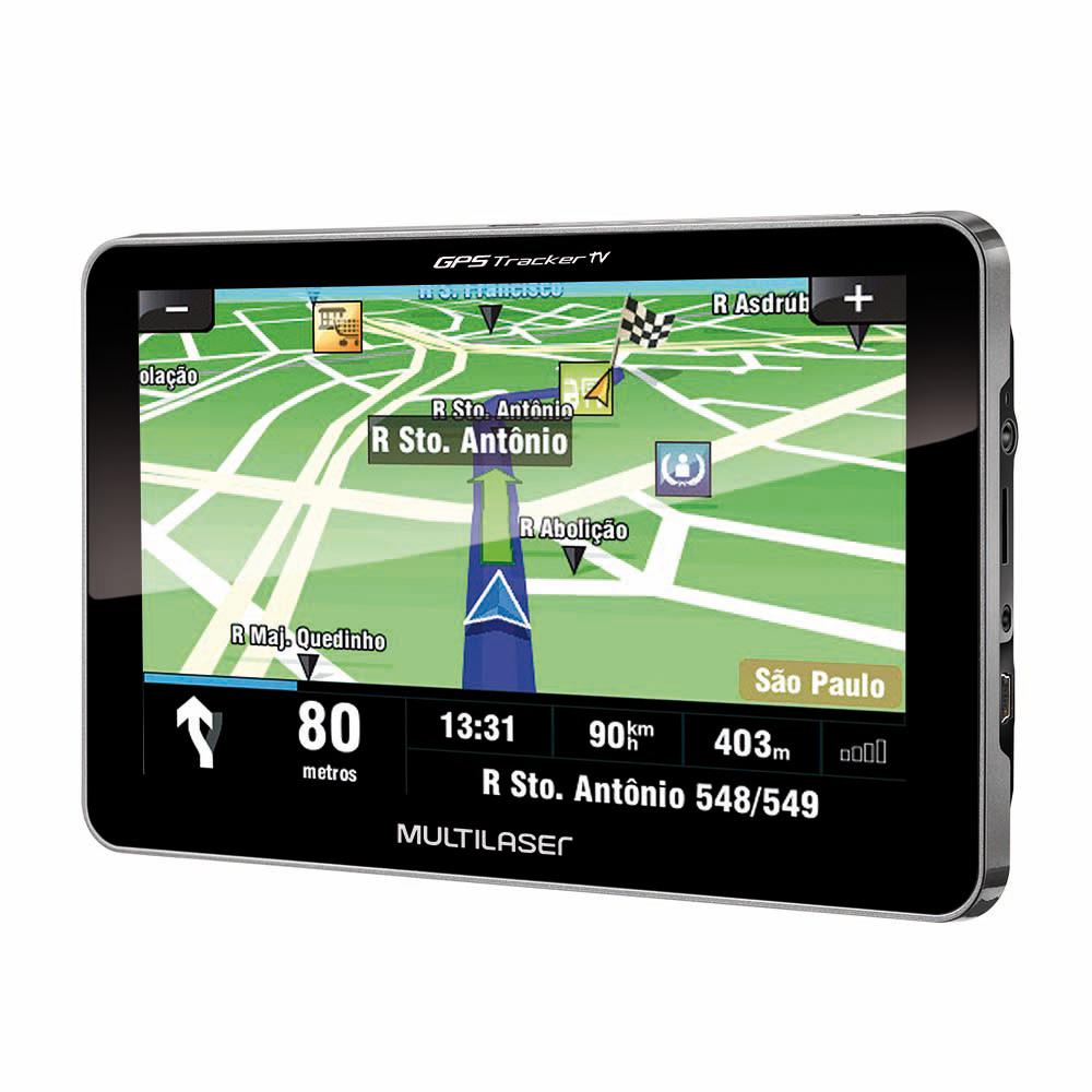 GPS Automotivo 4.3" Multilaser Tracker TV GP034
