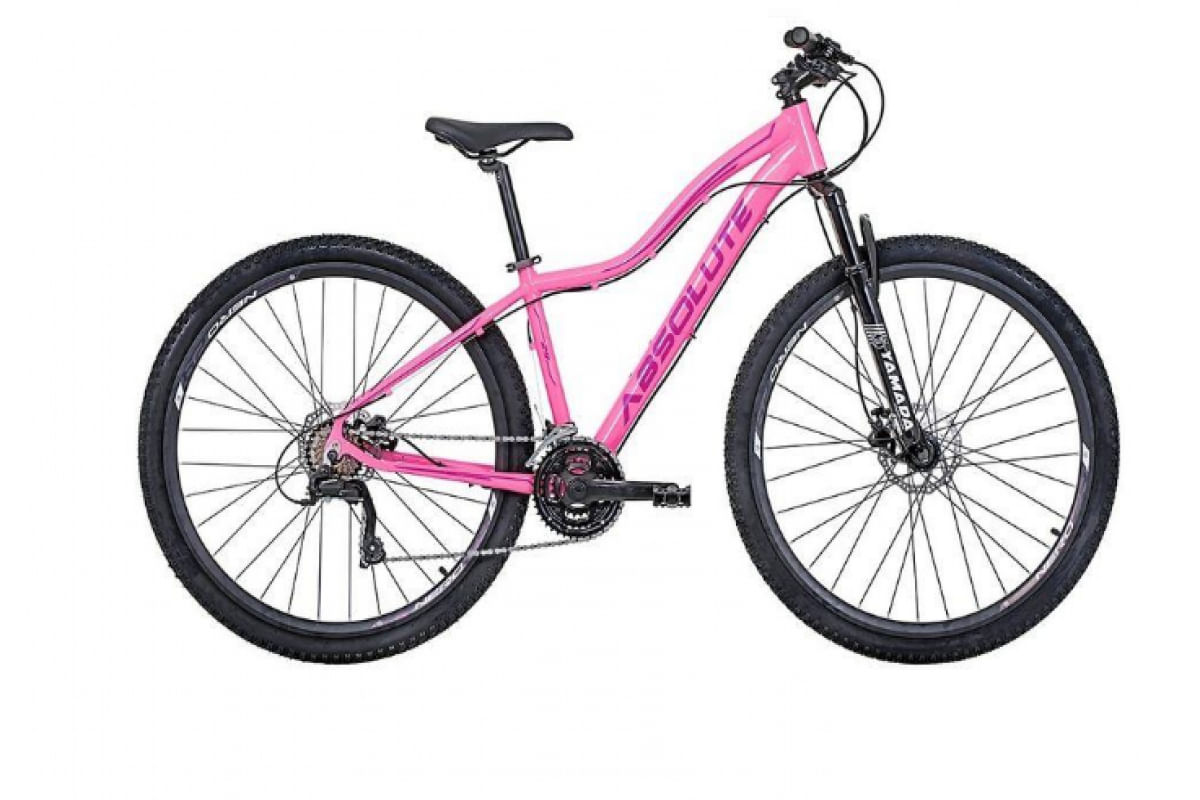 Bicicleta  Aro 29 Absolute Hera 21V  Feminina Rosa Neon
