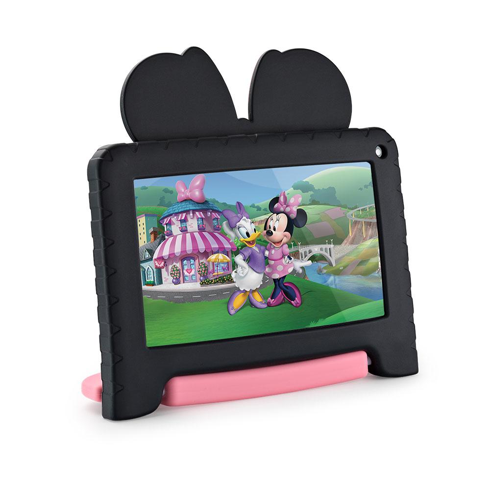 Tablet Infantil Multilaser Minnie Disney NB368 32GB 1GB Tela 7" WiFi Preto