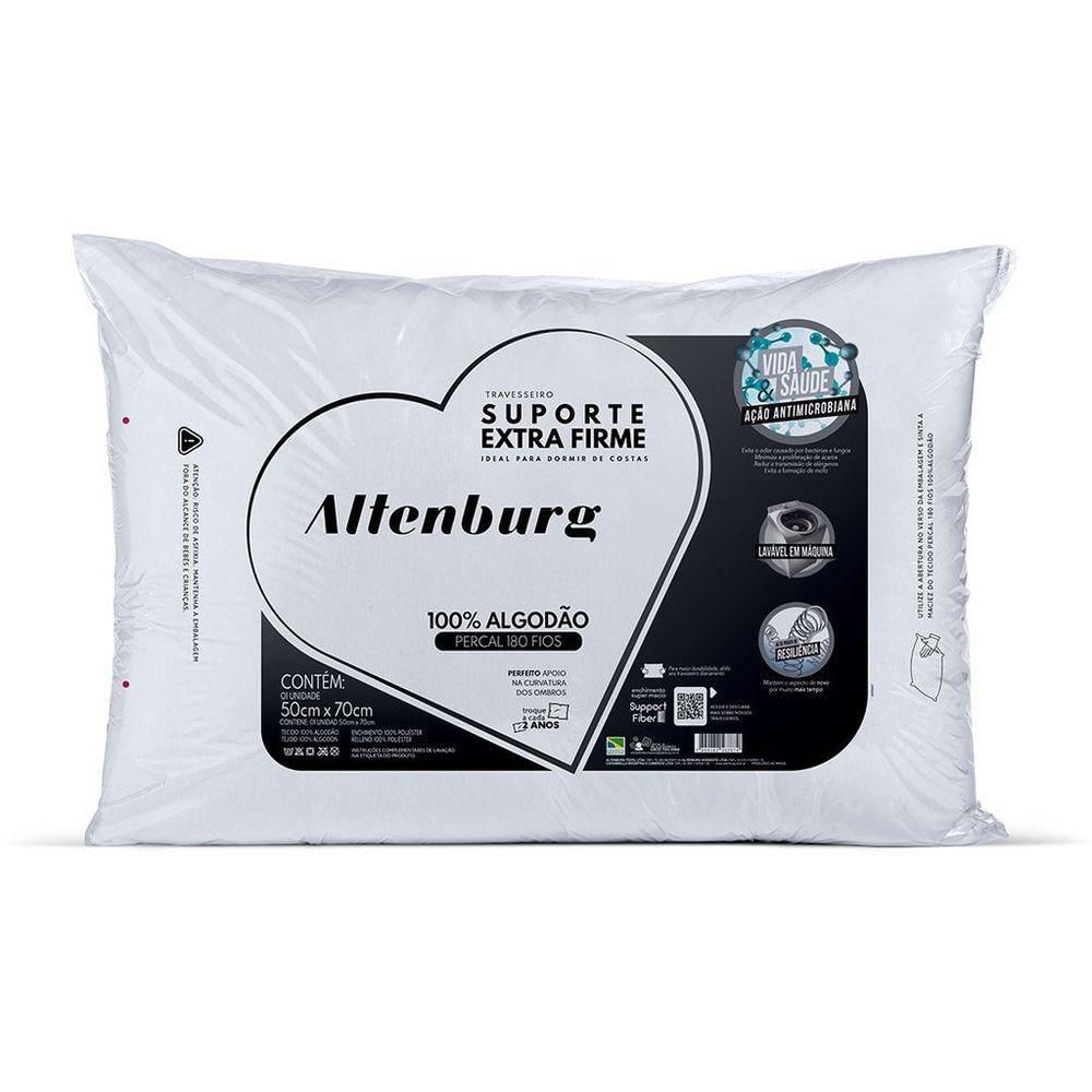 Travesseiro Altenburg Suporte Extra Firme Altenburg