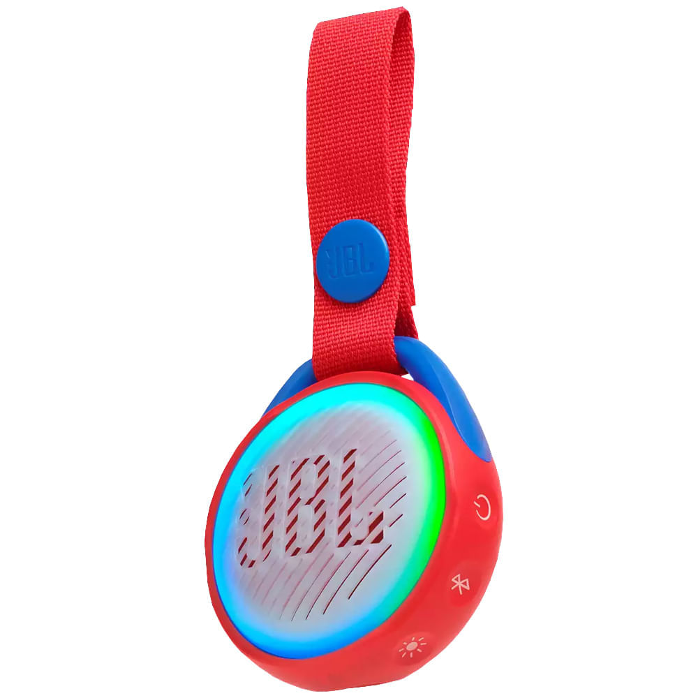 Caixa De Som Bluetooth Infantil JBL Jr Pop Vermelho à Prova d'Água