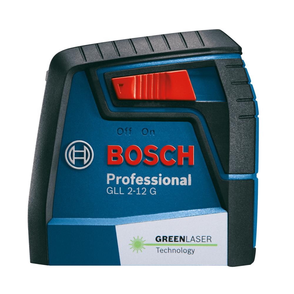 Nível Laser Verde Bosch GLL 2-12 G Alcance 12m Com Suporte
