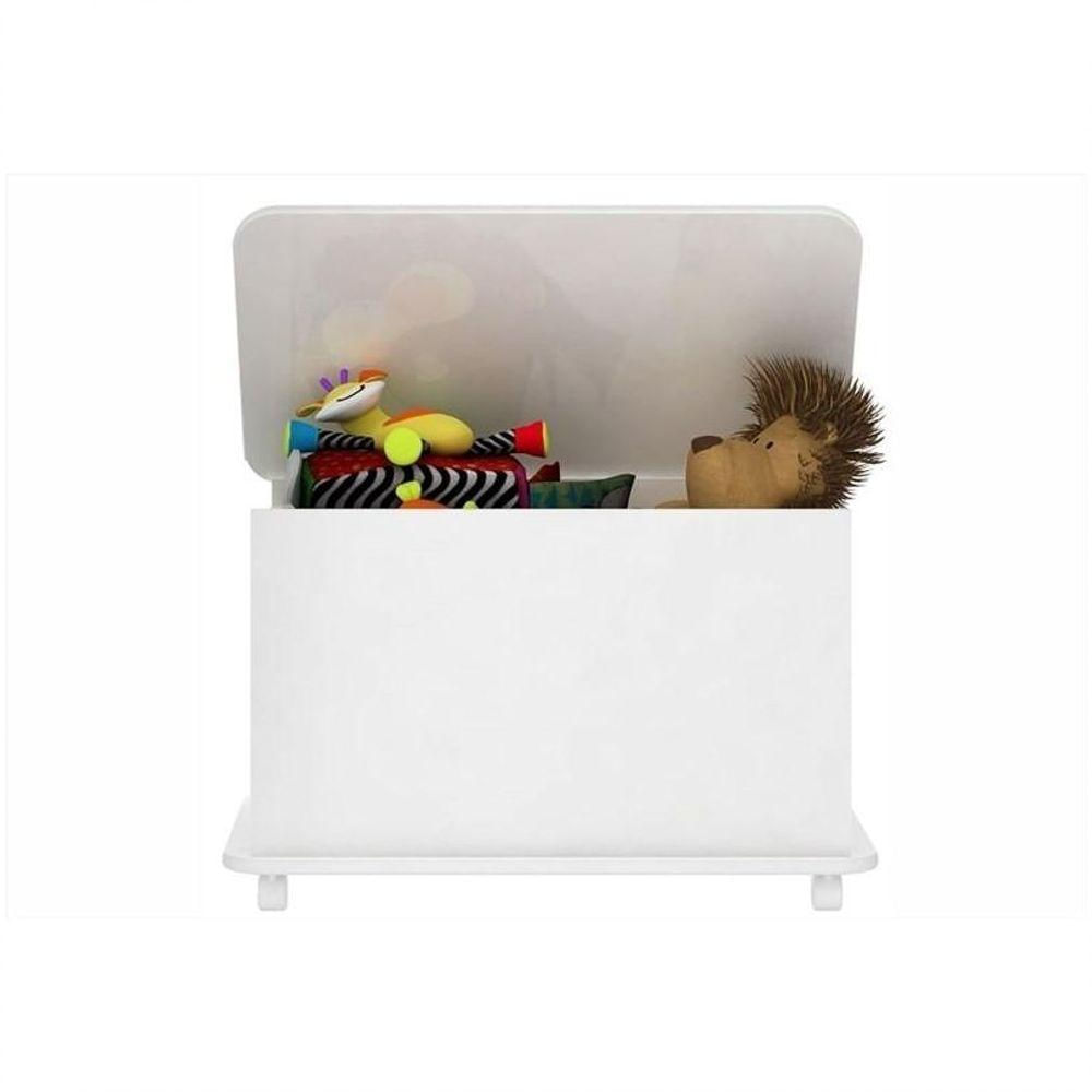 Caixa De Brinquedos Branco - Completa Moveis