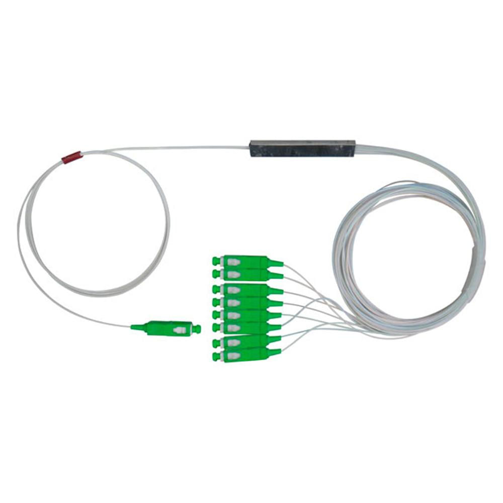 Mini Splitter Optico PLC-SC APC 1X8 NKLT-NMPL108110110441 (EMB C/ 2 UNID)
