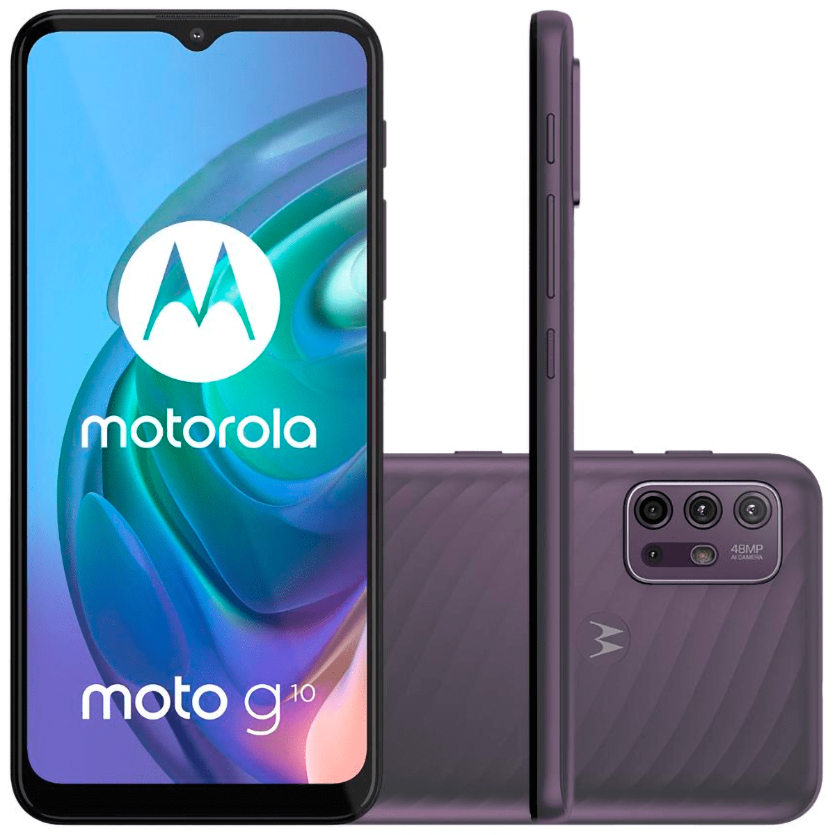 Smartphone Motorola Moto G10 XT2127-1 Tela 6,5 Polegadas 64GB Cinza Aurora