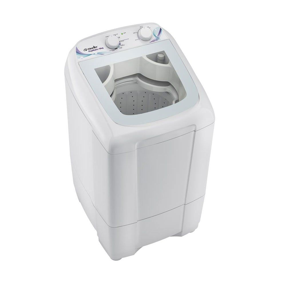 Lavadora de Roupa Mueller Automática 8KG Popmatic 6 Programas Branco 220V