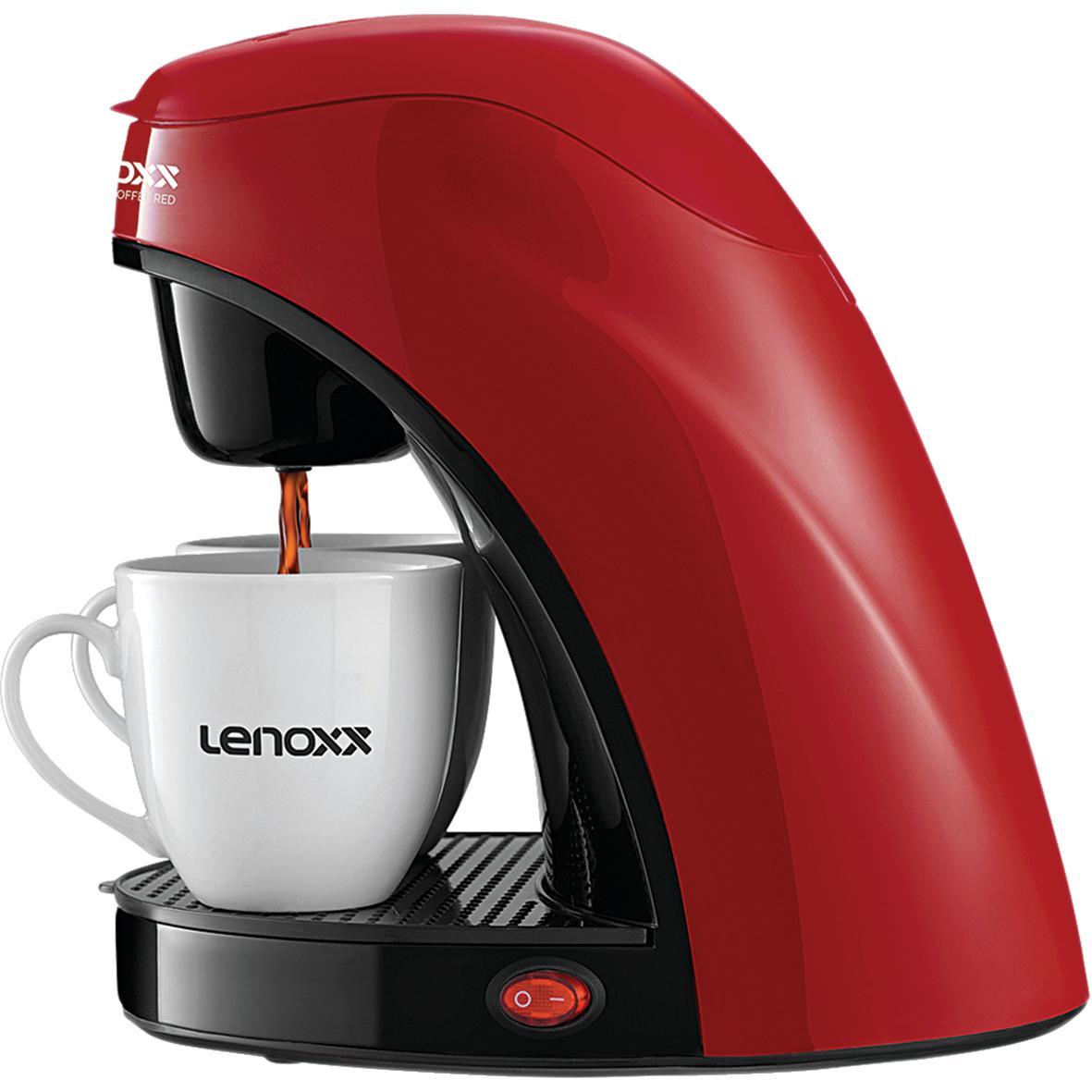 Cafeteira Elétrica 2 Xícaras Lenoxx Coffee Red PCA031 Vermelha 127V