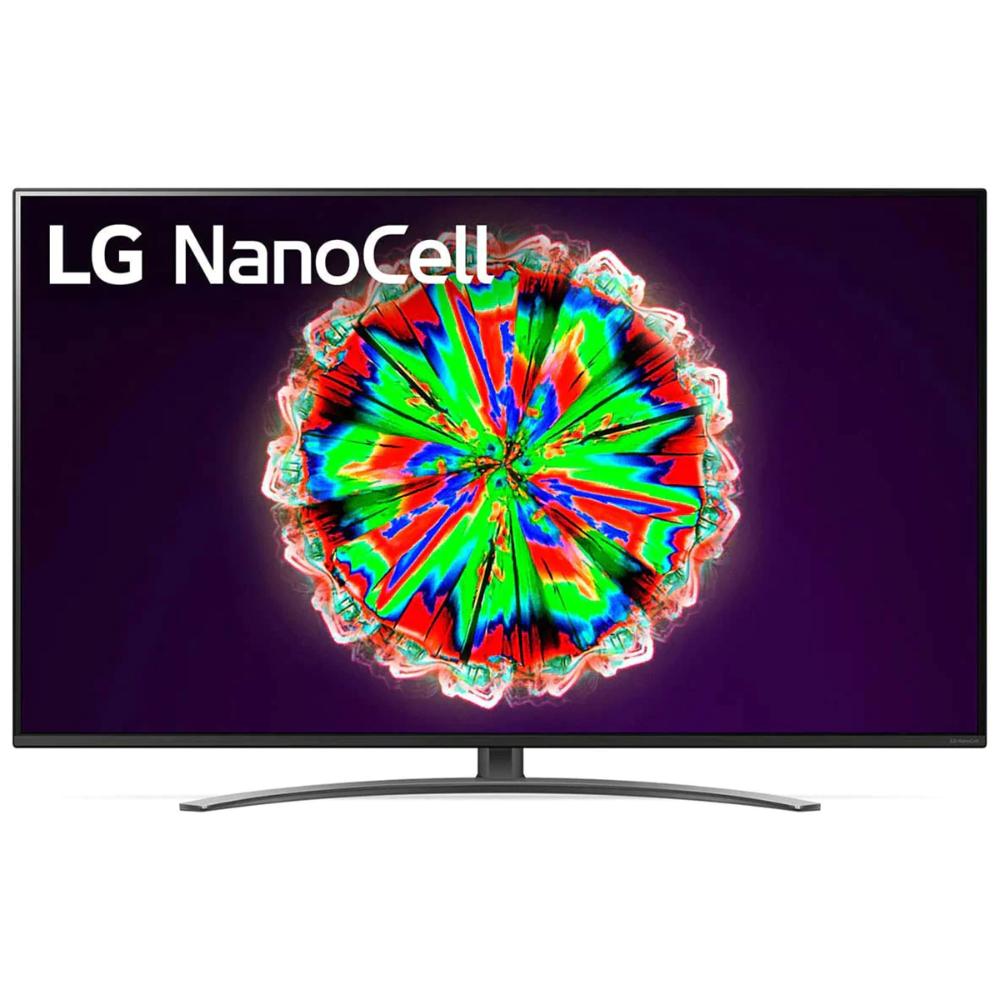 Smart TV LG 55NANO81SNA 55" 4K IPS NanoCell Wi-Fi Bluetooth HDR Inteligência Artificial IOT Titanium Bivolt