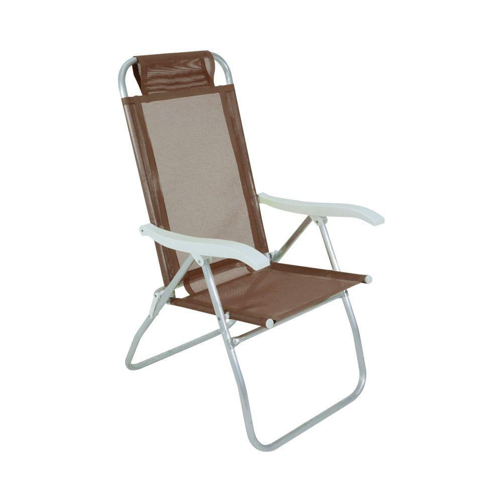 Cadeira Prosa Reclinável 4 Posições Alumínio Bel