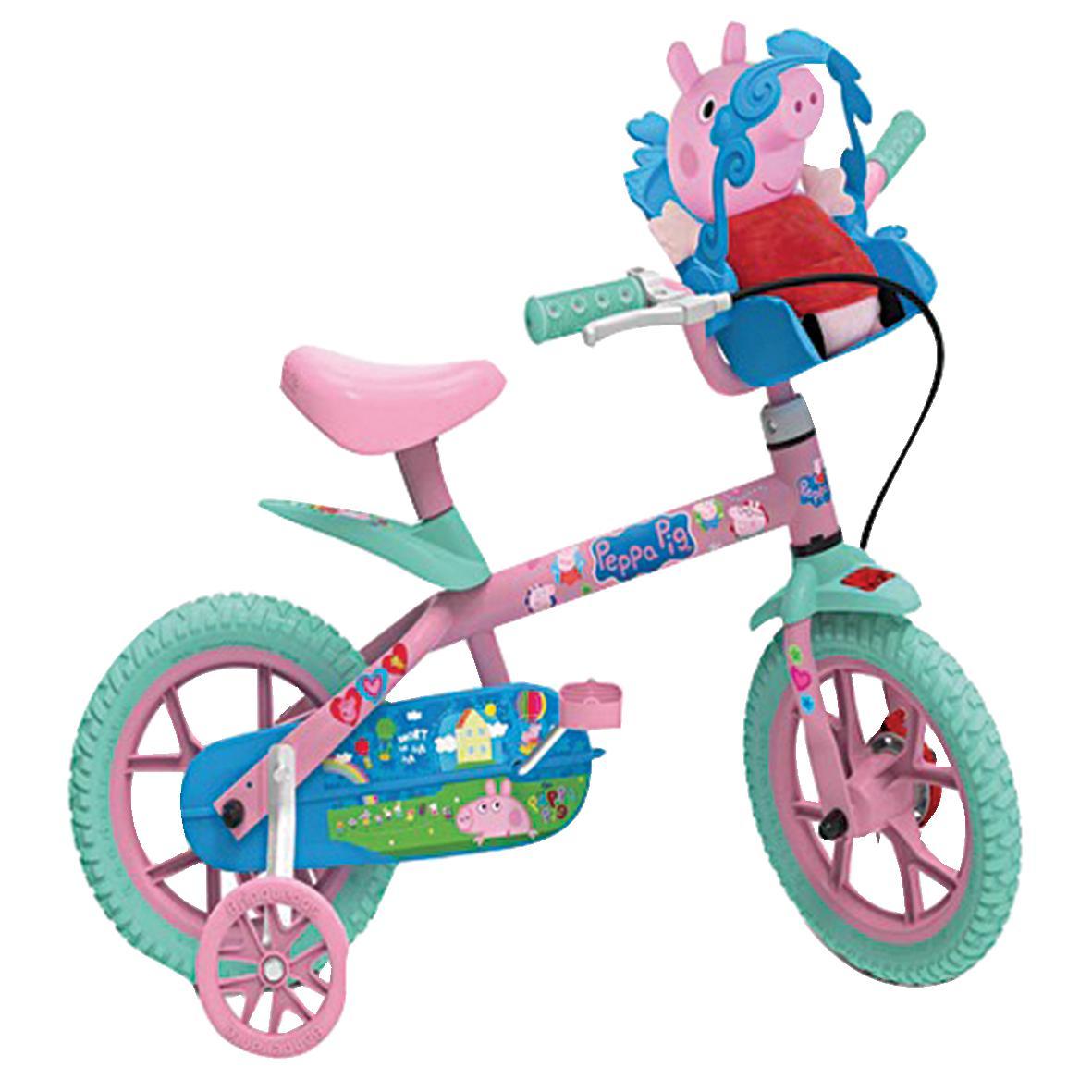 Bicicleta Infantil Aro 12 Bandeirante Peppa Pig 3322
