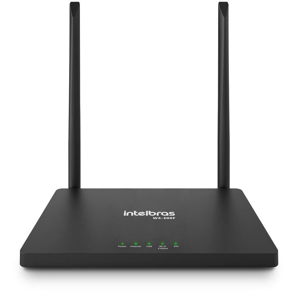 Roteador WiFi 300Mbps Intelbras Wi-Force W4-300F