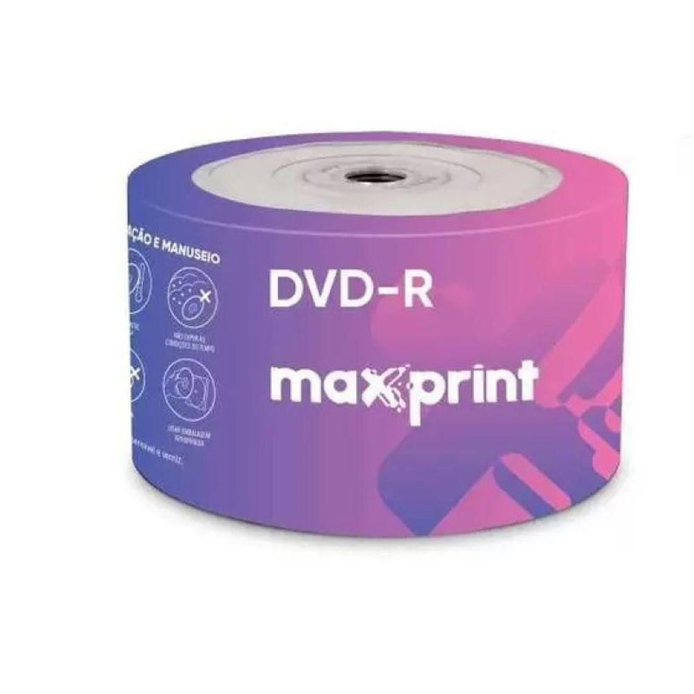 Dvd R 4 7gb 16x Com 50 Unidades Maxprint 50606 6