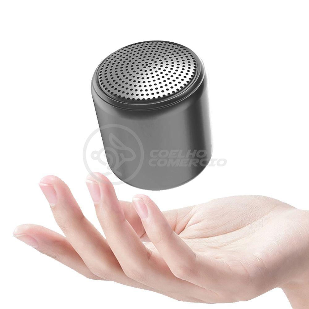 Mini Caixa De Som Wireless Speaker Potente Bluetooth Preto