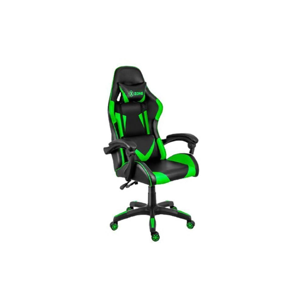 Cadeira Gamer Xzone Cgr-01 Apoio Para Braço Pescoço E Lombar Preto Verde