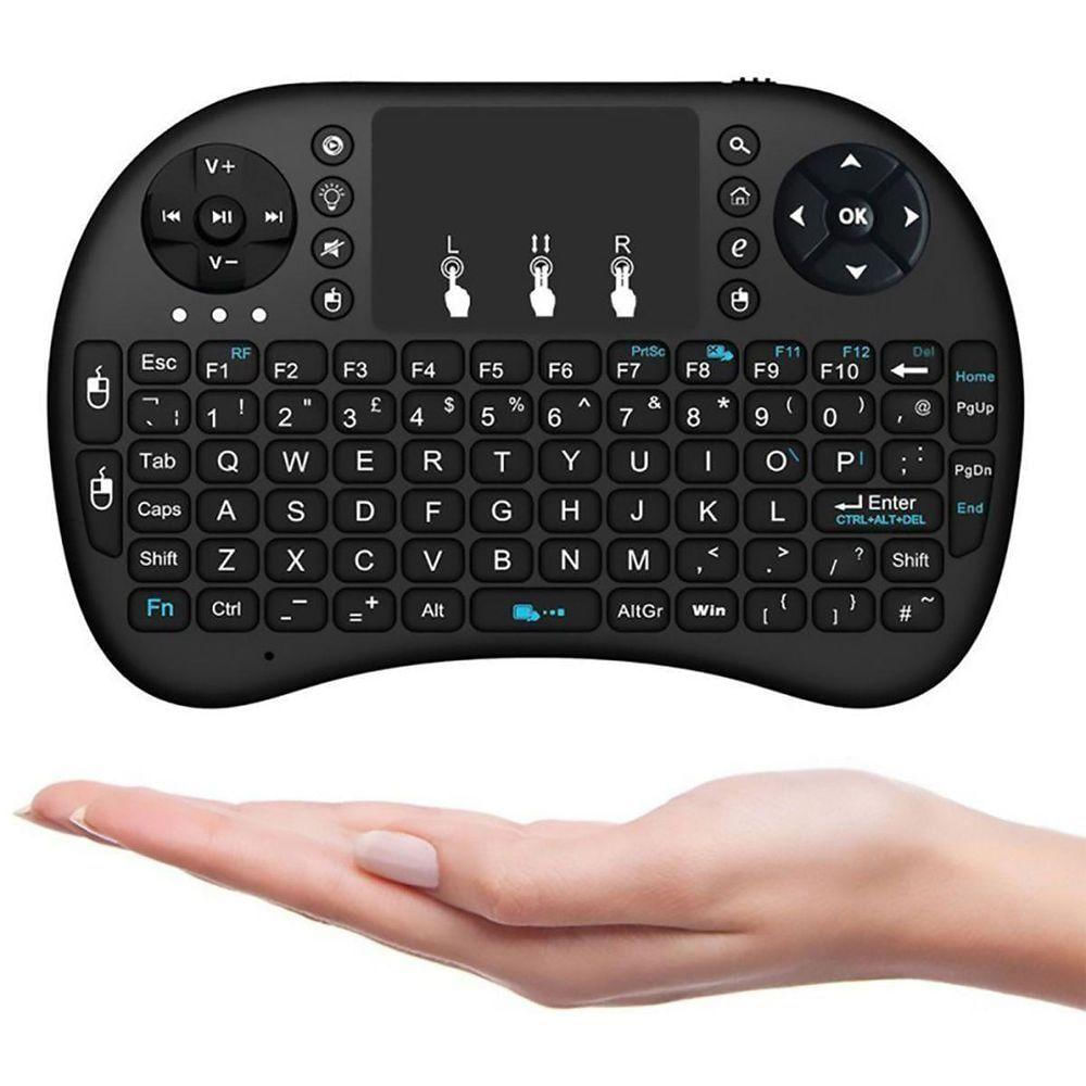 Mini Teclado Mouse Touchpad Wireless Wifi I8 Tv Box Usb Pc P
