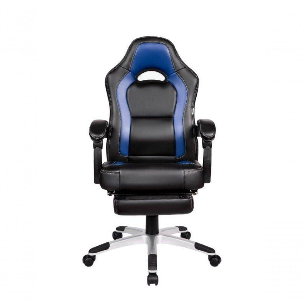 Cadeira Gamer Pel-3006 Preta E Azul Pelegrin